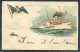 1905 Italy San Remo Hamburg-Amerika Linie Prinzessin Heinrich Steamship Postcard Posted Onboard - France - Marcophilia