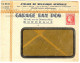 LGM FRANCE - MAZELIN 1f SEUL SUR LETTRE AU TARIF IMPRIMES DU 1/1/1946  THEME AUTOMOBILES GARAGES - 1945-47 Ceres (Mazelin)