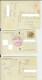 Principauté De Monaco / Monte-Carlo: Lot 4 Cartes Postales Voyagées 1940/53/56/62. Oblitérations, Timbres... - Verzamelingen