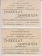 LOT 2 CHROMO CHOCOLAT CARPENTIER - THE ROYAL - LA MEDECINE - PASTEUR - Sonstige & Ohne Zuordnung