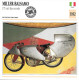 1932 - FICHE TECHNIQUE MOTO - DÉTAIL COMPLET À L´ENDOS - MILLER BALSAMO 175 Cm3 DES RECORDS - EXCEPTION - ITALIE - Motor Bikes