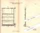 Original Patent - Carl Wenzel In Darkehmen , Ostpreussen , 1882 , Windmotor Mit Segelbetrieb , Osjorsk !!! - Ostpreussen