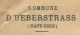 R717 - Ambulant DANNEMARIE FTETTERHOUSE - 1929 - Type BLANC + SEMEUSE - Entête Mairie UEBERSTRASS Haut Rhin - - Lettres & Documents