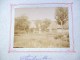 PHOTOGRAPHIE 1896 : AUBERVILLE EGLISE ET CHAULMIERE NORMANDE FERME 14 CALVADOS - Other & Unclassified