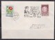 = Roumanie Festival Georges Enescu 2 Timbres Enveloppe Bucarest 17-27 Septembre 1985 - Marcophilie