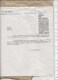 Lettre Accidentée  Du Gd Duché De Luxembourg C.Luxembourg En 1987 V.Chasse Pierre Excuses De La Poste Belge AP837 - Lettres & Documents