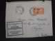 FRANCE-GUADELOUPE LETTRE DE POINTE A PITRE POUR ALGER VIA CASABLANCA  CACHET EXPO MER ET FORET  1941A VOIR  LOT P2628 - Storia Postale