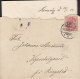 Denmark LEMVIG 1903 Cover Brief To VIGERSDALSGAARD Pr. Ringsted Incl. Original Letter (2 Scans) - Briefe U. Dokumente