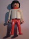 1 FIGURINE FIGURE DOLL PUPPET DUMMY TOY IMAGE POUPÉE - MAN TEXACO PLAYMOBIL GEOBRA 1974 - Playmobil