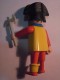 1 FIGURINE FIGURE DOLL PUPPET DUMMY TOY IMAGE POUPÉE - MAN PIRATE ONE LEG PLAYMOBIL GEOBRA - Playmobil