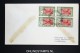 Inde  Lettre 1946 Pondichery  Poste Restante  Yv 161 En 4 - Block - Briefe U. Dokumente