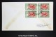 Inde  Lettre 1946 Pondichery  Poste Restante  Yv 161 En 4 - Block - Storia Postale