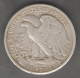 STATI UNITI HALF DOLLAR 1944 AG SILVER - 1916-1947: Liberty Walking (Liberté Marchant)