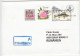 14650- FISH, PEONY FLOWER, STAMP ON COVER, 2002, SWEDEN - Storia Postale