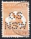 1913 4d Orange Roo 1st WMK Australia OS NSW Perfin Official NSW CDS - Used Stamps