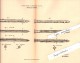 Original Patent - Adolf Rölz In Graslitz / Kraslice , 1883 , Klarinette !!! - Musikinstrumente