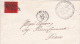 Vatican City Papal  State 1868 Cover From Roma To Tiano - Papal States