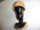Tête ,Portrait Africain En  Bois   Noble Sculpté - African Art