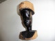 Tête ,Portrait Africain En  Bois   Noble Sculpté - Art Africain