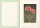 FLOWERS, CARNATIONS, LUXURY TELEGRAMME, A5 FORMAT, HUNGARY - Télégraphes