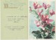 FLOWERS, CYCLAMENS, LUXURY TELEGRAMME, A5 FORMAT, 1980, HUNGARY - Telegrafi