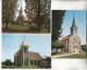 SAINTE GENEVIEVE DES BOIS 91 - L'Eglise - Petit Lot De 3 CPSM CPM GF N° 14 Essonne Toutes Scannées - Sainte Genevieve Des Bois