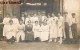 CARTE PHOTO : GROUPE D'OUVRIERS FERME A LOCALISER DANS L'AIN AGRICULTEUR METIER CAMPAGNE BOURG ? BELLEY ? GEX ? MONTLUEL - Non Classés