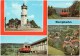 Oberweissbach - Fröbelturm, Bergbahn, Cursdorf Bergbahn-Flachstrecke, Mellenbach-Glasbach - Germany - 1982 Gelaufen - Oberweissbach