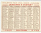 CALENDRIER DE POCHE 1960 ETIQUETTES CHAVANNE ET DODEVEY (SAINT ETIENNE) - Petit Format : 1941-60