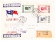 China Flugpost R-Brief Von Taipei 24.10.1955 Nach Hongkong - Cartas & Documentos