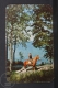 1957 Small/ Pocket Calendar - Manitoba, Canada - Girl On Horse - Tamaño Pequeño : 1941-60