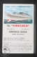 1960 Small/ Pocket Calendar - Grimaldi Siosa - Spain - Venezuela Cruise Ship/ Boat - Small : 1941-60