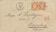 1875 - SIEGE 40c X 2 Sur LETTRE De PARIS Pour BARCELONE (ESPAGNE) ! - 1870 Belagerung Von Paris