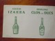 Delcampe - Lot De 6 Buvards Pub LIQUEURS.  Années 50. Voir Description. Alcool Cognac MARTELL COINTREAU IZARRA BENEDICTINE Etc. - Liqueur & Bière