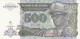 5 + 5 +500 N°3  Banconote Zaire  1993 - 1994 Lotto Unc. - Zaire