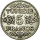 Monnaie, Tunisie, Ahmad Pasha Bey, 5 Francs, 1934, Paris, SUP, Argent, KM:261 - Tunisie