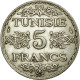 Monnaie, Tunisie, Ahmad Pasha Bey, 5 Francs, 1934, Paris, SUP, Argent, KM:261 - Tunisia