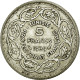 Monnaie, Tunisie, Ahmad Pasha Bey, 5 Francs, 1939, Paris, SUP, Argent, KM:264 - Tunisia