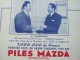 Delcampe - 2 BUVARD Piles MAZDA Super Control Grand Concours 1953 Photosdes Gagnants. PEUGEOT 203. TBon Etat - Accumulators