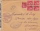 Lettre Censure Aix Noulette (pas De Calais Pour Lausanne, 1940 Ouvert WE381, Contrôle Militaire & Postal - Covers & Documents