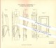 Original Patent - Emil Schneider In Badenweiler , 1895 , Bei Mäßigem Anprall Wirkungsloser Buffer , Tür , Schlosserei !! - Badenweiler