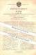 Original Patent - Julius Mohs In Brandenburg , 1902 , Fallscheibe Für Schießübungen , Gewehr , Schützenzunft !!! - Brandenburg