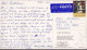 New Zealand PPC Lake Matheson "Par Avion Air Post International" Label 1995 RASK MØLLE Denmark (2 Scans) - Covers & Documents