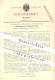 Original Patent - B. Vortmann In Recklinghausen , 1883 , Stiftenhemmung Mit Freischwingendem Pendel , Uhren !!! - Recklinghausen