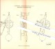 Original Patent - B. Vortmann In Recklinghausen , 1883 , Stiftenhemmung Mit Freischwingendem Pendel , Uhren !!! - Recklinghausen