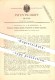 Original Patent - F. Arnecke & Co. In Blankenburg , 1883 , Neuerung An Fußböden , Schwellen U. Treppen , Tischler !!! - Blankenburg