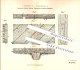 Original Patent - F. Arnecke & Co. In Blankenburg , 1883 , Neuerung An Fußböden , Schwellen U. Treppen , Tischler !!! - Blankenburg
