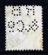 2&frac12;d.  Lilac  SG 190  Perfin &laquo;R.B. &amp; Co&raquo; - Usados