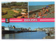 DIEPPE--1984--Multivues (mini-golf,plage,port Avec Ferries-Sealink-)--blason--cpm éd Mage - Dieppe