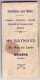 Magnifique Calendrier. Fournitures Pour Modes. Décor Avec Une Pie. Mme Raynaud. 1935. Roanne - Petit Format : 1921-40